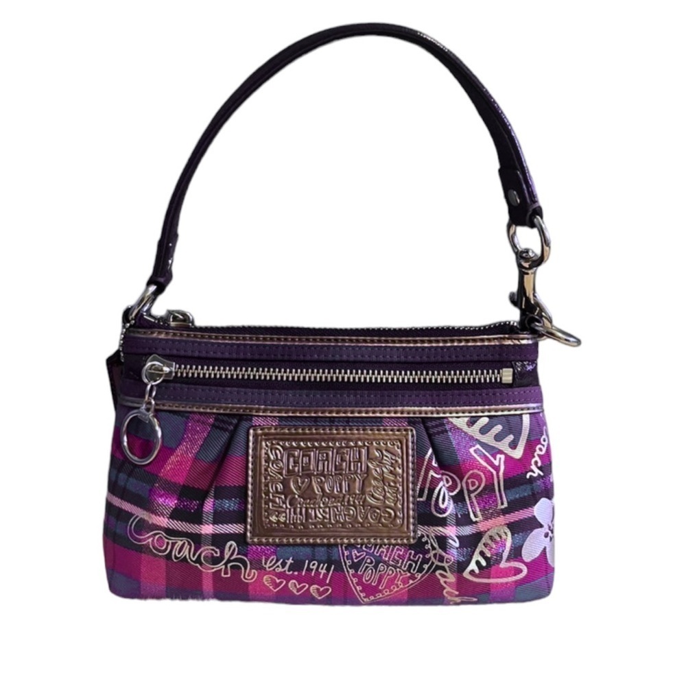Coach Poppy Shoulder Wristlet Bag